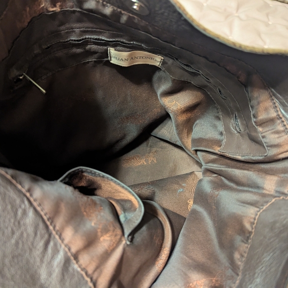 Juan Antonio Hair On Hide Axis fringe Bag - Picture 4 of 4